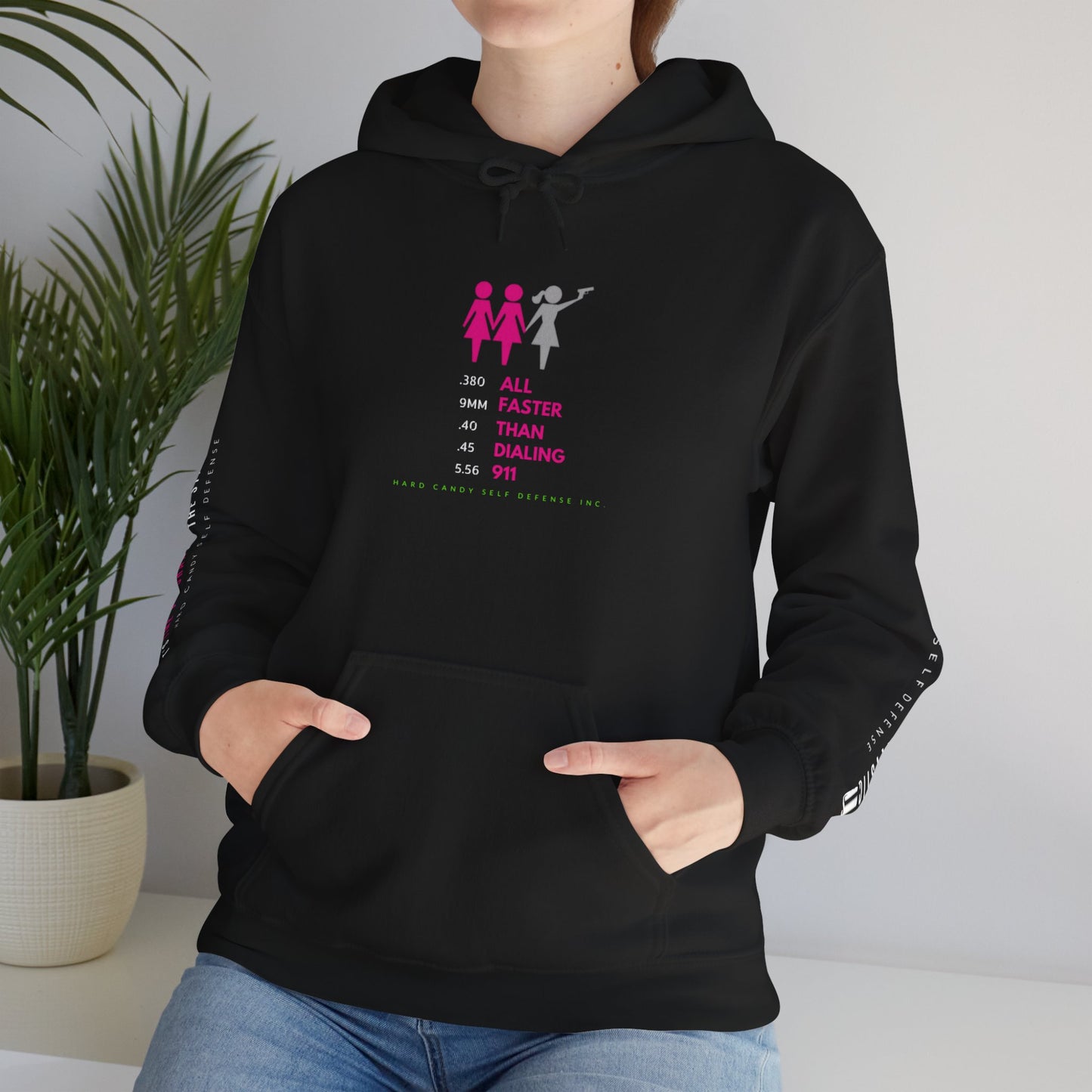 FASTER THAN DIALING 911 - Cozy Hoodie