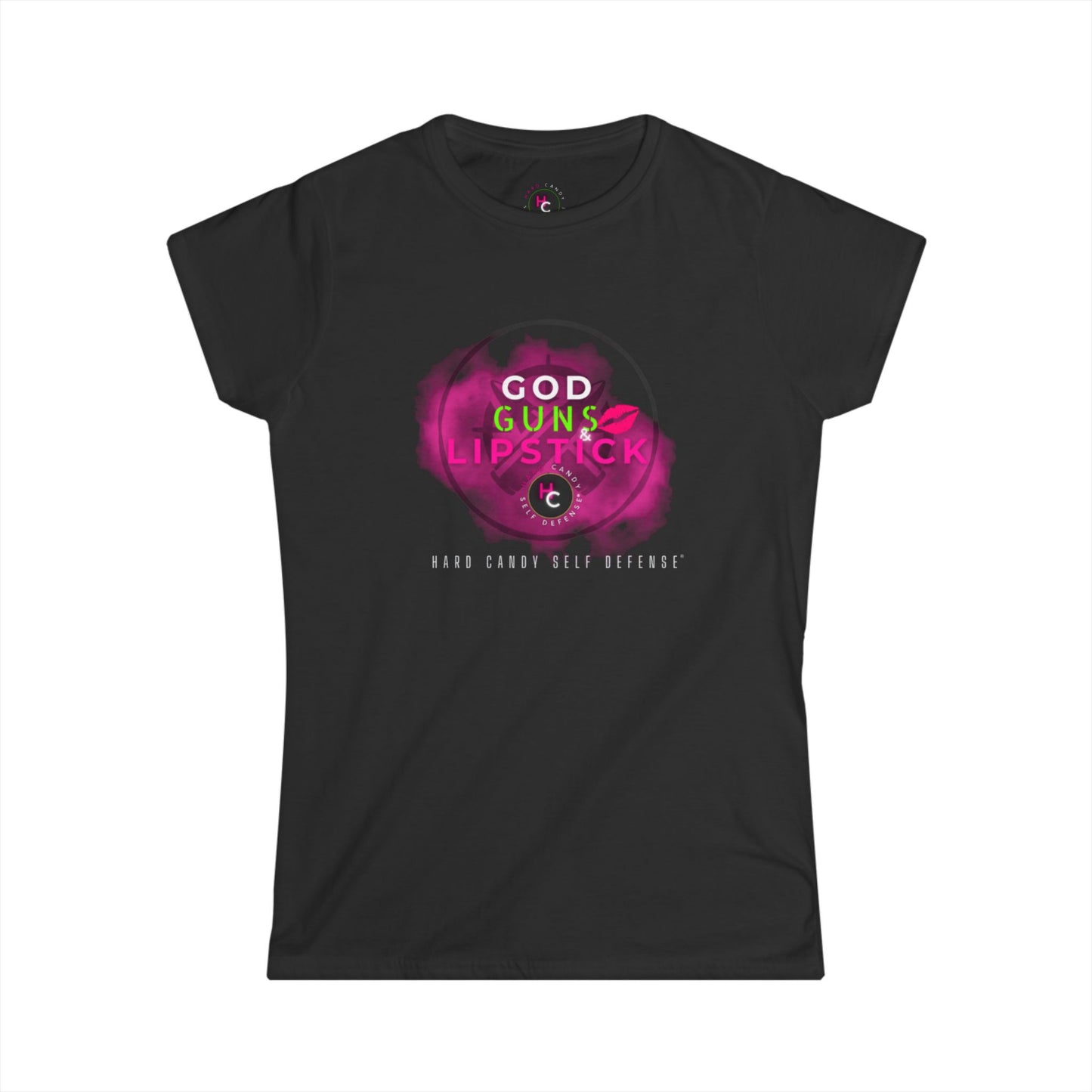 GOD GUNS & LIPSTICK - Women's Softstyle Tee