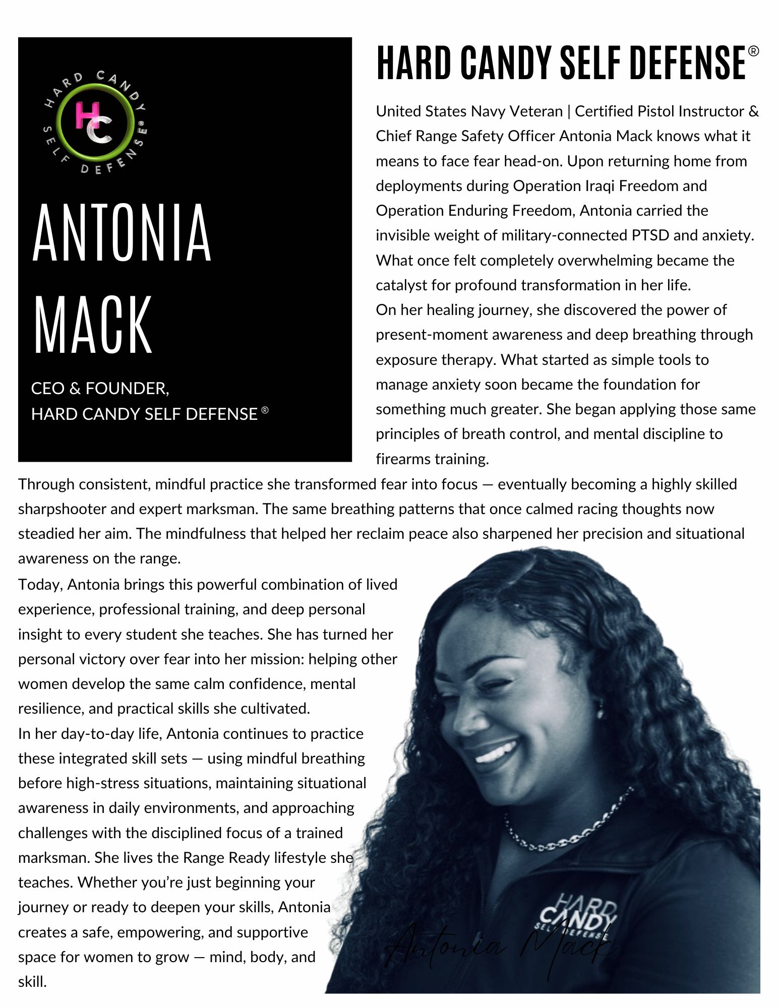 Antonia Mack — CEO & Founder, Hard Candy Self Defense®