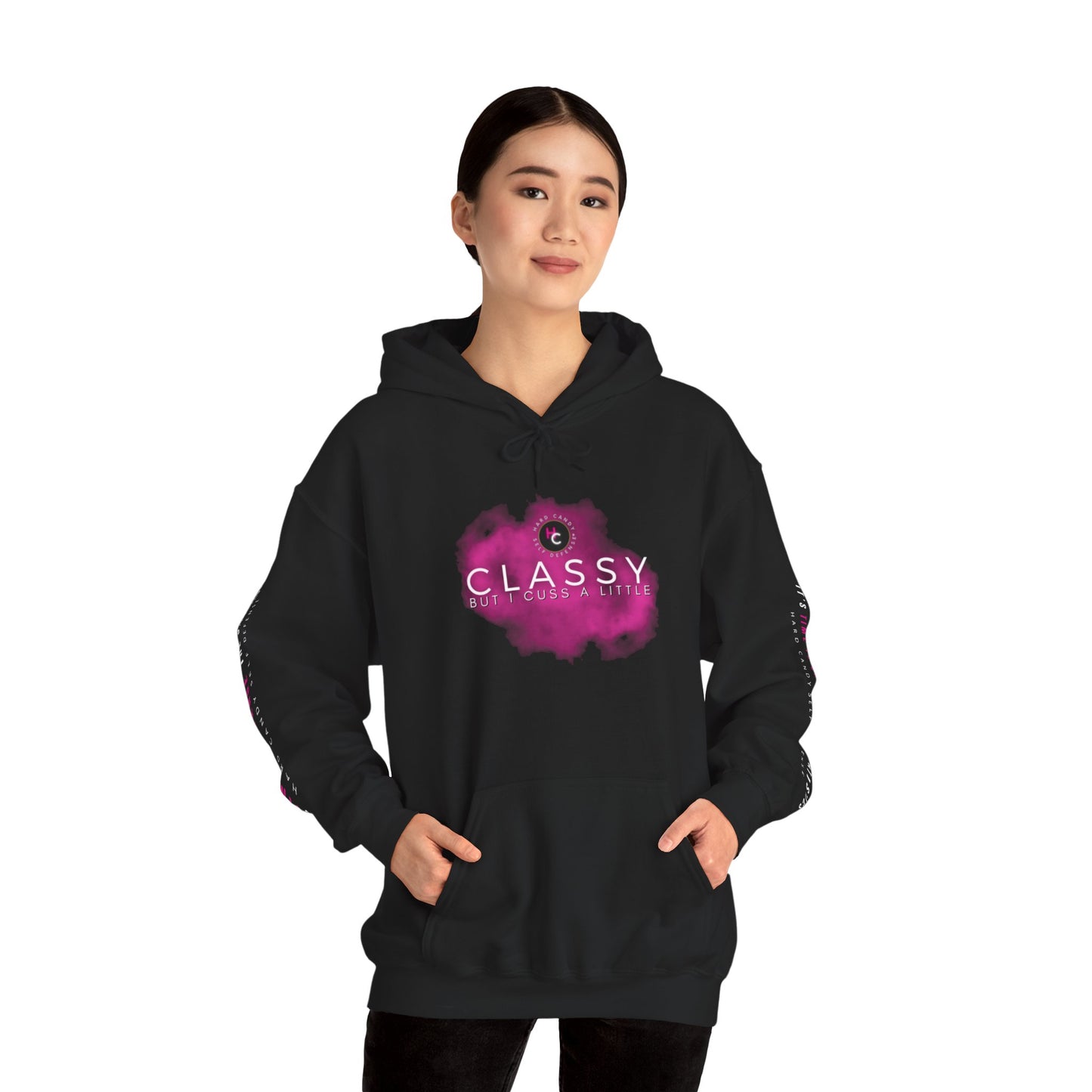 CLASSY BUT I CUSS A LITTLE - Cozy Hoodie