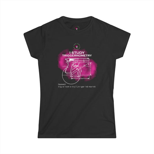 I STUDY TRIGGERRNOMETRY - Women's Softstyle Tee