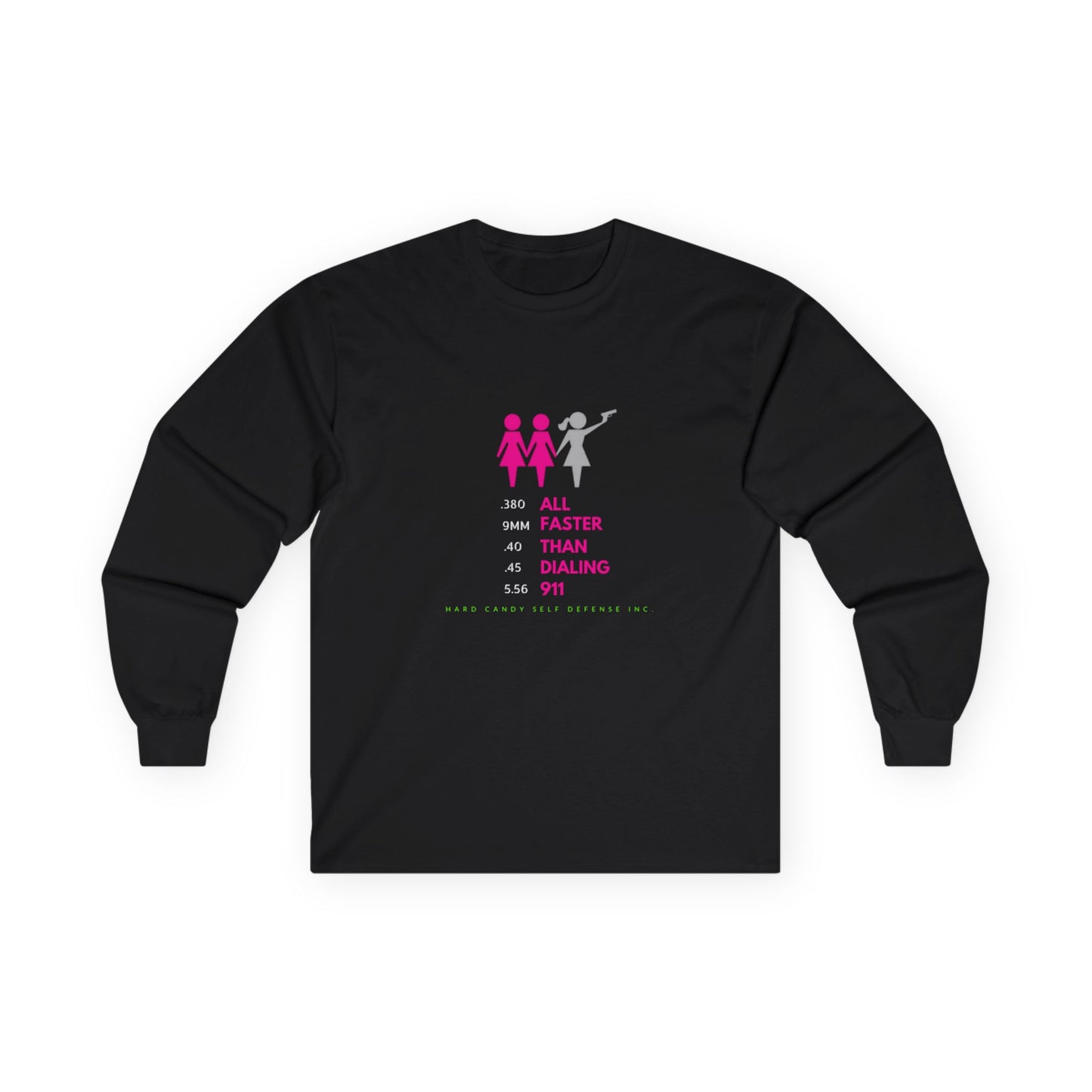 FASTER THAN DIALING 911 - Long Sleeve Tee
